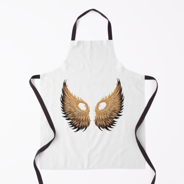 Item preview, gold and black angel wings designed and sold by jalajkumar.