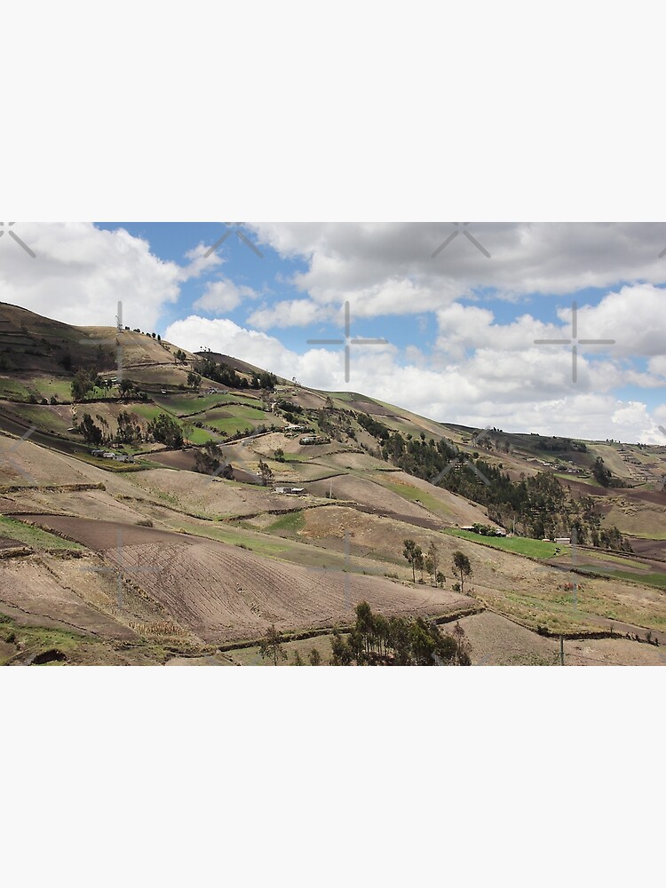 Rural farming hillside, Sablog, Ecuador by kpander