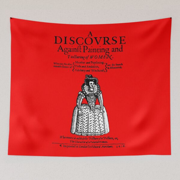Item preview, 1616 Discourse Against Women, Witchcraft and Makeup designed and sold by Pixelchicken.