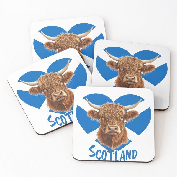 Item preview, Highland cow with heart – Scotland design for true fans designed and sold by pod24.