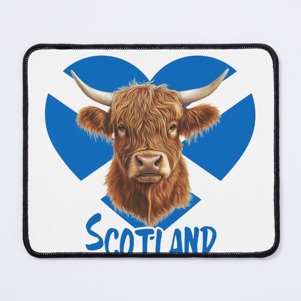 Item preview, Highland cow with heart – Scotland design for true fans designed and sold by pod24.