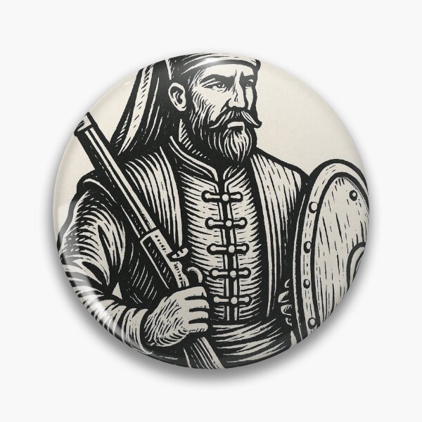Item preview, Ottoman Janissary Soldier Vintage Illustration designed and sold by photoparadise22.