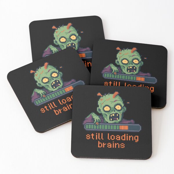 Item preview, funny games movie Funny Zombie Game Loading Brains designed and sold by Uglyandcute.