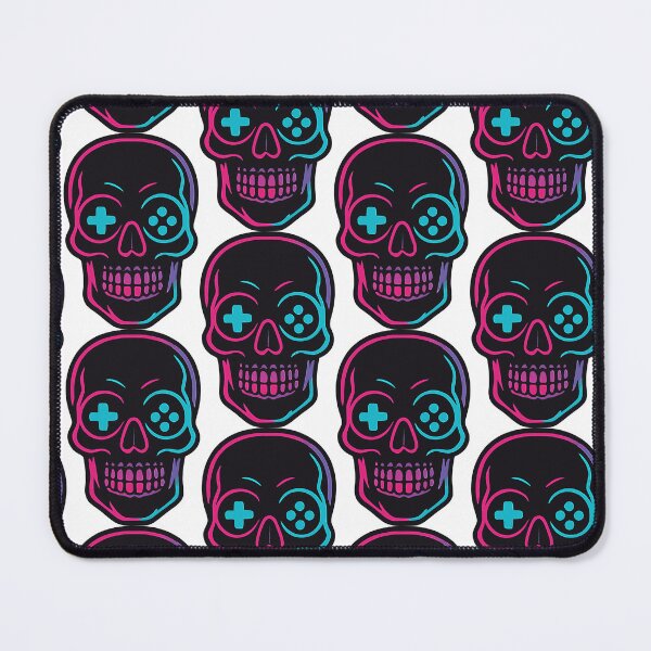Item preview, Glowing Neon Skull Retro Gamer designed and sold by nkhookysun.