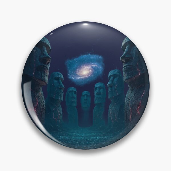 Item preview, EASTER ISLAND - Cosmic Sentinels - Ancient World designed and sold by CleverCulture.