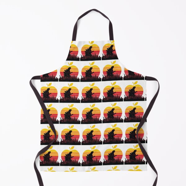 Item preview, Retro Apple Godzilla – Vintage Japanese Monster Design designed and sold by gittuska11.