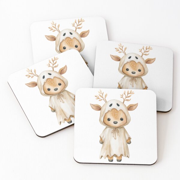Item preview, Cute Halloween Deer in Ghost Costume designed and sold by Shirtory.