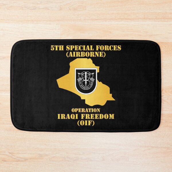 Item preview, Army - 5th SFG - OIF w Map designed and sold by Military Insignia Products.