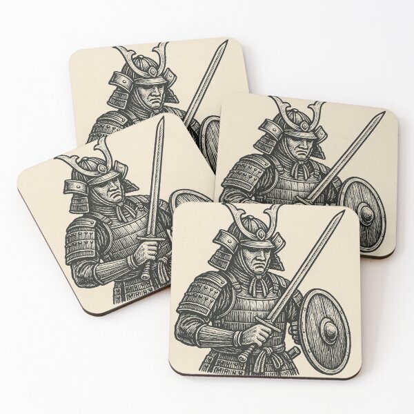 Item preview, Samurai Warrior Vintage Illustration designed and sold by photoparadise22.
