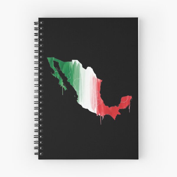 Item preview, Watercolor Mexico Map Flag Outline Design designed and sold by Amelia Design.