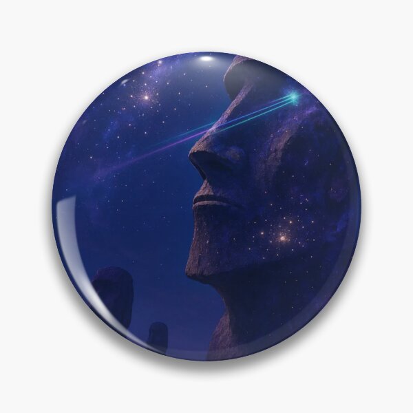 Item preview, Cosmic Sentinels - EASTER ISLAND designed and sold by CleverCulture.