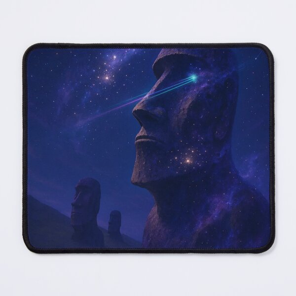 Item preview, Cosmic Sentinels - EASTER ISLAND  designed and sold by CleverCulture.