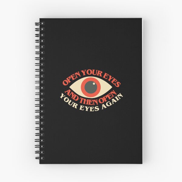 Item preview, Open your eyes and then open your eyes again designed and sold by remerasnerdas.