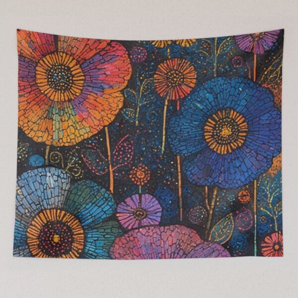 Item preview, Colorful Floral Art designed and sold by TheDarkWardrobe.