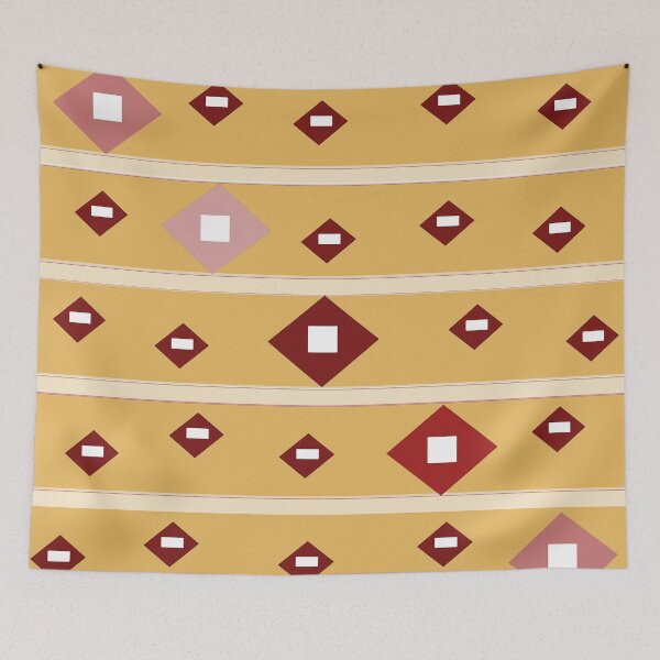 Item preview, Contemporary Geometric Design - Gold/Rust/Burgundy designed and sold by lifecycleprints.
