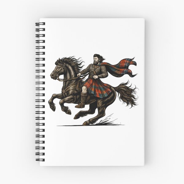 Item preview, Scottish Highland Warrior on Horseback designed and sold by CelticSoulShop.