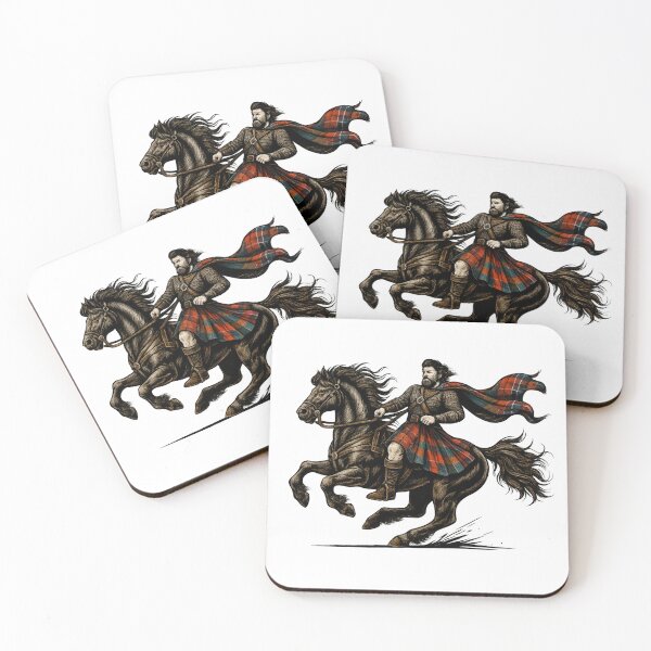 Item preview, Scottish Highland Warrior on Horseback designed and sold by CelticSoulShop.