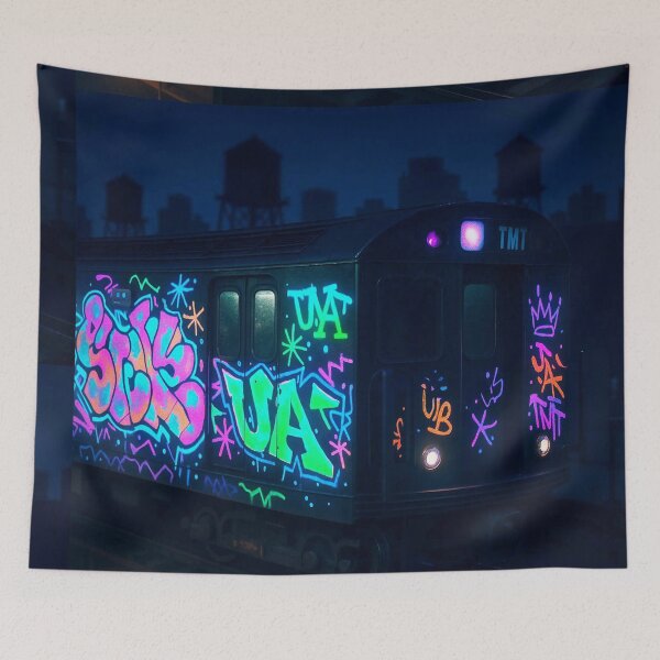 Item preview, '70s Underground Glow designed and sold by CleverCulture.