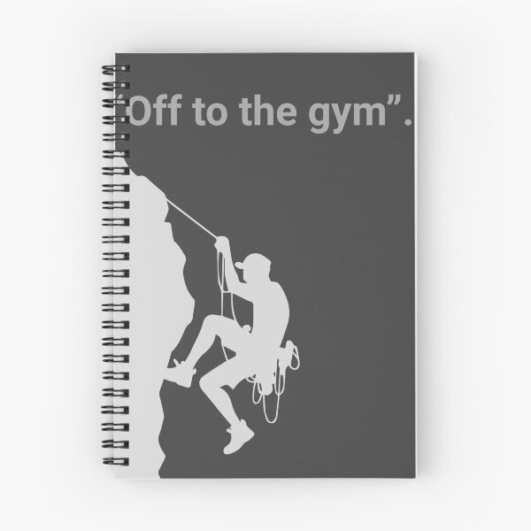 Item preview, Off to the gym! Climbing adventure design T Shirt dark version designed and sold by If a tree falls.