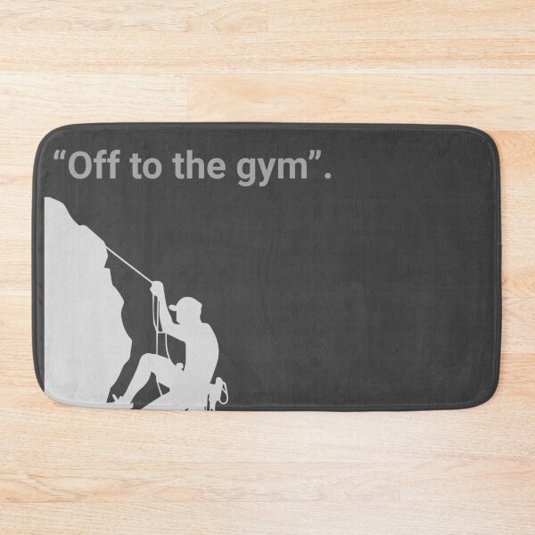 Item preview, Off to the gym! Climbing adventure design T Shirt dark version designed and sold by If a tree falls.