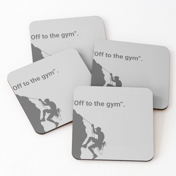 Item preview, Off to the gym! Climbing adventure design T Shirt light version designed and sold by If a tree falls.