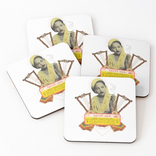 Item preview, Asnakech Worku Ethiopian Music Icon Art Print designed and sold by Neo Arada.