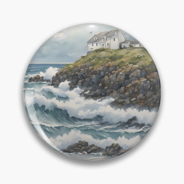 Item preview, Cornish brave waves & sea breeze view from the foreshore  designed and sold by Ponted.