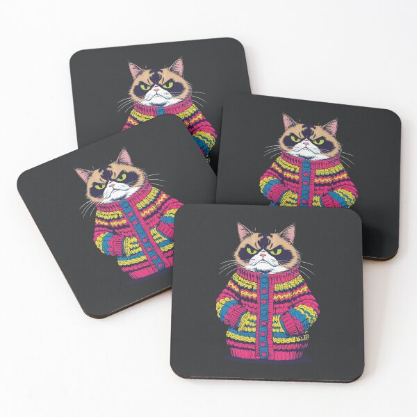 Item preview, Grumpy Cat Cardigan Cozy designed and sold by Zakrytos ★★★★★.