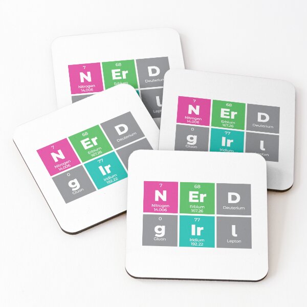 Item preview, Nerd Girl Periodic Table Design – Funny Science Gift designed and sold by Rodney's Marketplace.
