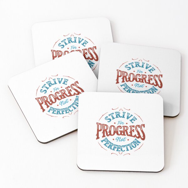 Item preview, T-Shirt - Strive for progress not prefection designed and sold by Made-by-Gus.