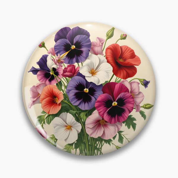 Item preview, Pansies old seed catalog style designed and sold by Ponted.