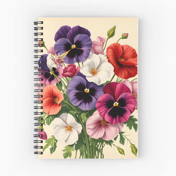 Item preview, Pansies old seed catalog style designed and sold by Ponted.