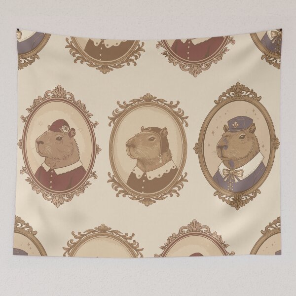 Item preview, Elegant capybaras designed and sold by LuOtero.