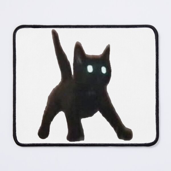 Item preview, Scared black cat jump designed and sold by CryingCuzBroke.
