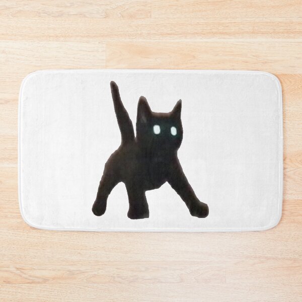 Item preview, Scared black cat jump designed and sold by CryingCuzBroke.