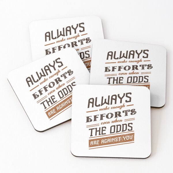 Item preview, T-Shirt - Always make enough efforts designed and sold by Made-by-Gus.