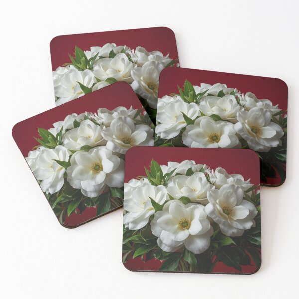 Item preview, Classic White Flowers designed and sold by MariaTheExpert.