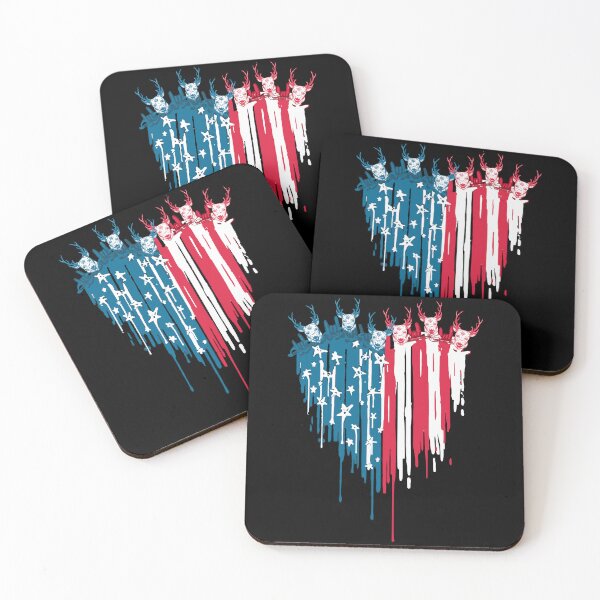 Item preview, Distressed american flag with dripping hunting T-shirt designed and sold by Alex8536.