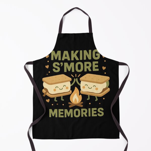 Item preview, Funny Camping Marshmallow Making S'More Memories designed and sold by LuminOrb.