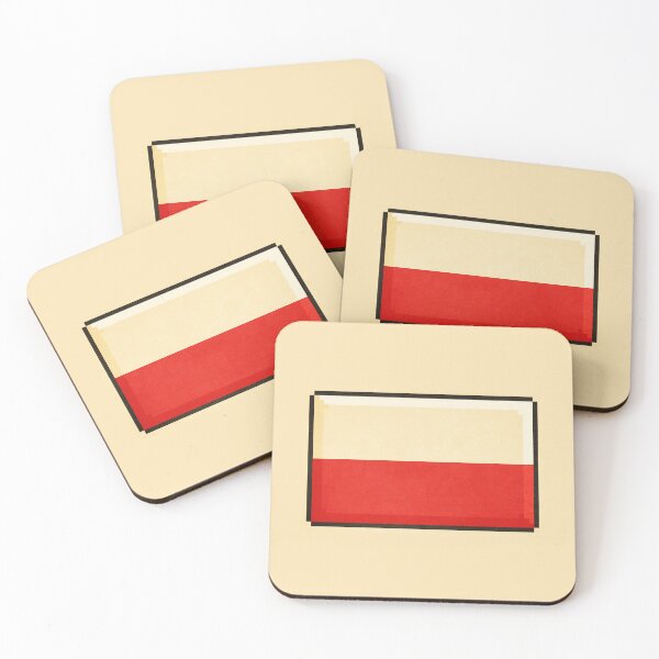 Item preview, Poland Flag Pixel Art – Retro Polish Design designed and sold by PixelDrukiPL.