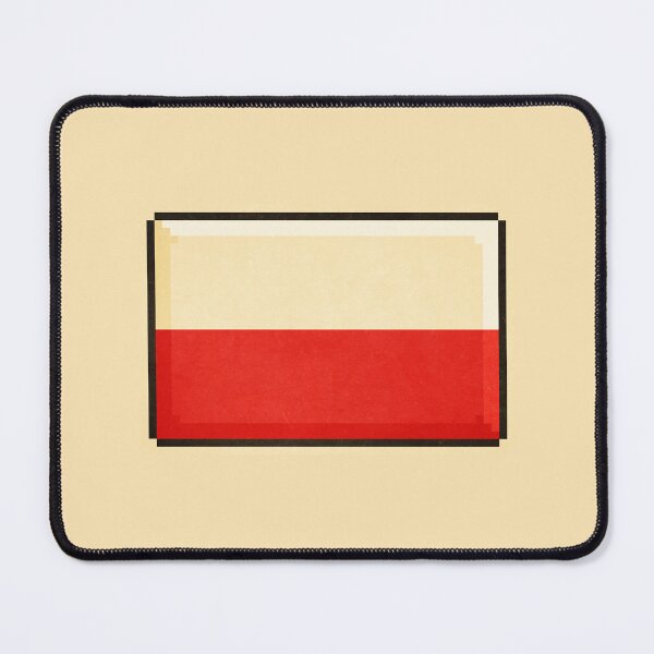 Item preview, Poland Flag Pixel Art – Retro Polish Design designed and sold by PixelDrukiPL.