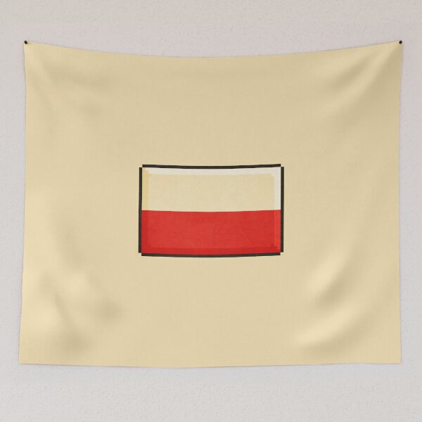 Item preview, Poland Flag Pixel Art – Retro Polish Design designed and sold by PixelDrukiPL.