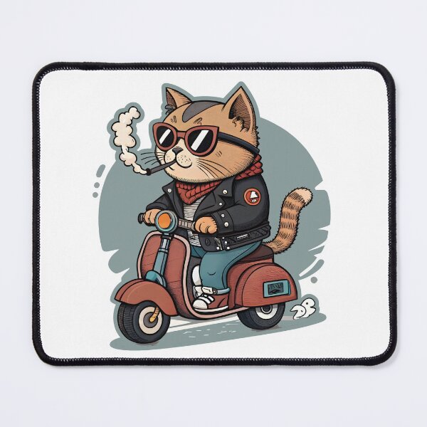 Item preview, Cool Cat Rider designed and sold by Fadi Alyaldani.