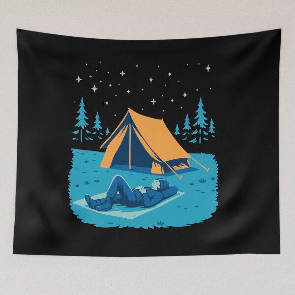 Item preview, Funny Camping Under Stars Camp Adventure Camper designed and sold by LuminOrb.