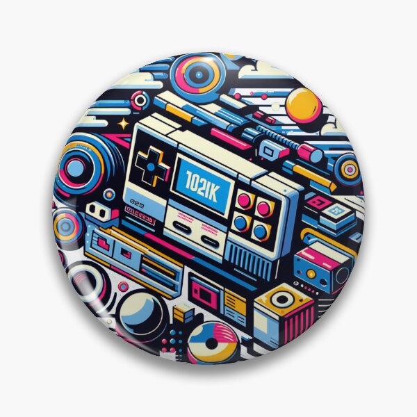 Item preview, Retro Gaming Futuristic Design designed and sold by SholoStudio.