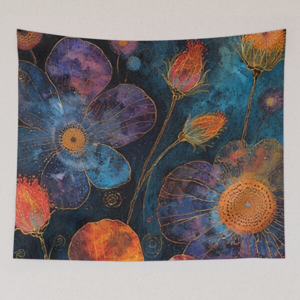 Item preview, Colorful Floral Art designed and sold by TheDarkWardrobe.