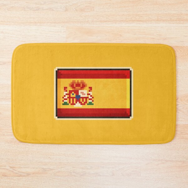 Artikelvorschau, Spanien Flagge Pixel Art – Retro Spanisches Design entworfen und verkauft von PixelDrukiPL.