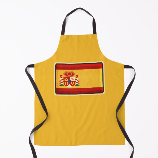 Item preview, Spain Flag Pixel Art – Retro Spanish Design designed and sold by PixelDrukiPL.