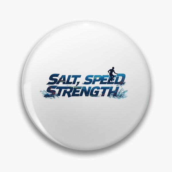 Artikelvorschau, SALZ, GESCHWINDIGKEIT, STÄRKE – Triathlon Motivation Sticker entworfen und verkauft von Triathlongram.