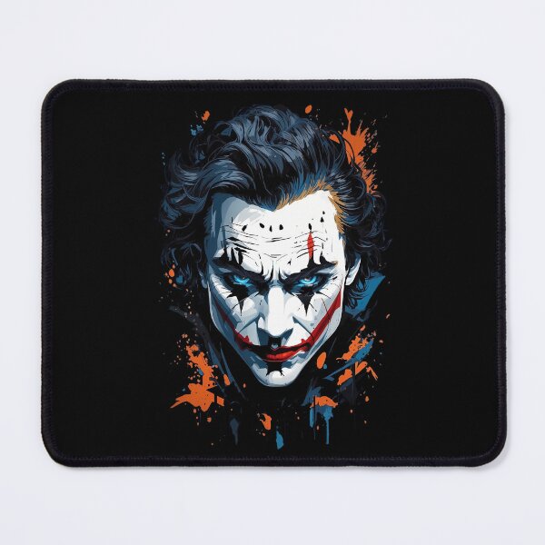 Item preview, Joker Art – Dark Villain Face with Splatter Effect designed and sold by Rasa-X-.